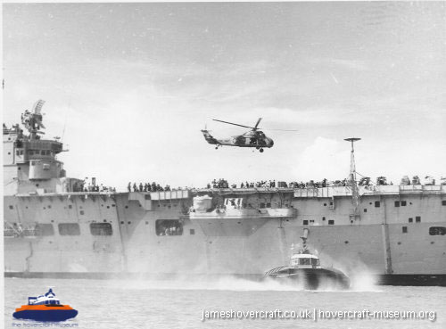 SRN5 in the Tropics -  (credit: The <a href='http://www.hovercraft-museum.org/' target='_blank'>Hovercraft Museum Trust</a>).